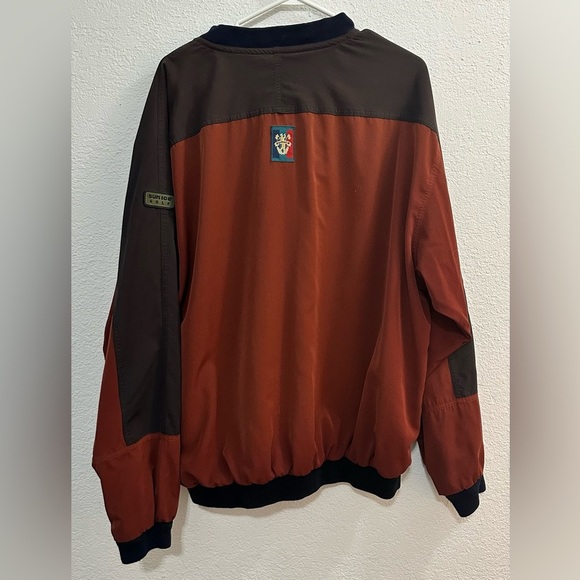 Sunice Jacket Mens XL Maroon/brown Long Sleeve Windbreaker Golf Rain Jacket - Picture 7 of 7